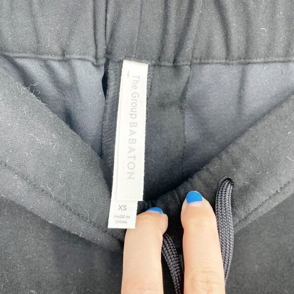 Aritzia The Group Babaton Jimmy Pull On Ankle Pants in Black Women's XS NEW - Picture 8 of 9